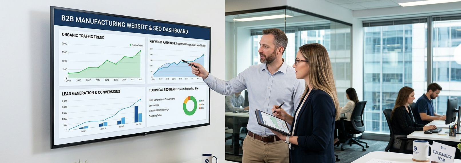 Global B2B content and SEO strategy for qualified industrial inquiries